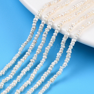 Natural Cultured Freshwater Pearl Beads Strands PEAR-N015-02C-1