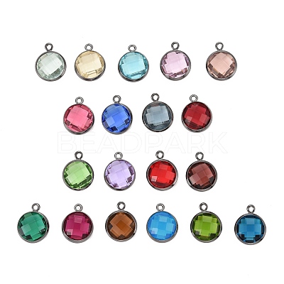 Glass Charms KK-C228-02B-M2-1