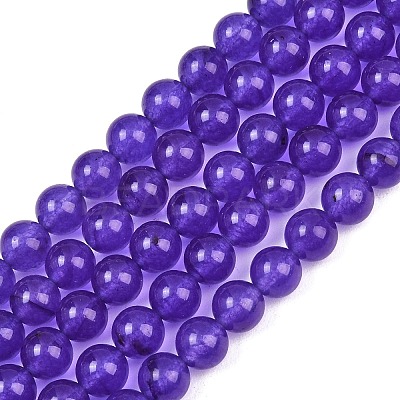 Dyed Natural White Jade Beads Strands GG-CBAD029-A02-8mm-1