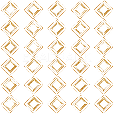 Brass Linking Rings KK-SC0001-22G-1