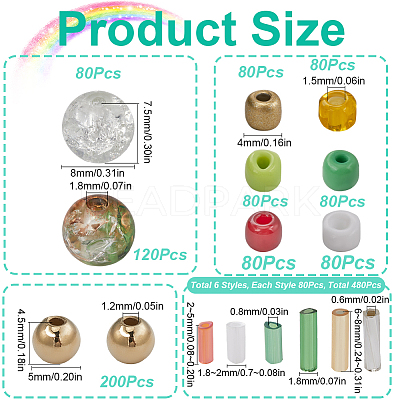 DIY Beads Jewelry Making Finding Kit for Christmas DIY-SC0025-39-1