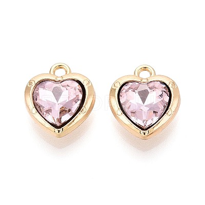 Alloy Rhinestone Charms PALLOY-T092-23G-02-1