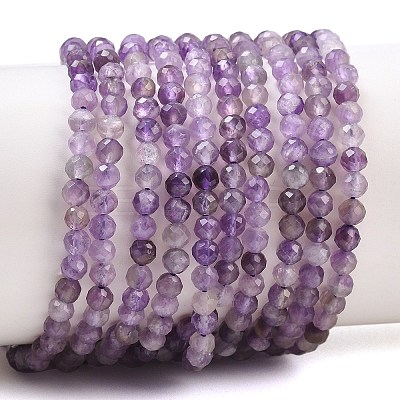 Natural Amethyst Beads Strands G-K373-B03-03-1