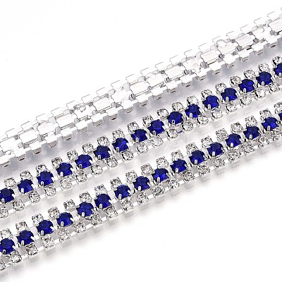 Iron Rhinestone Cup Chains CH-T006-04S-04-1