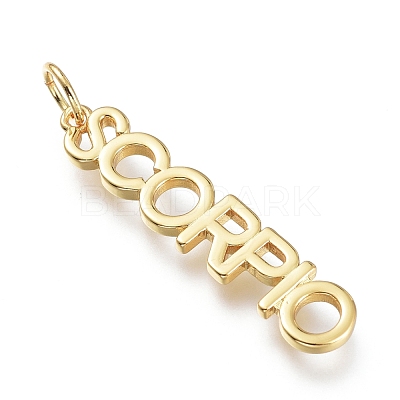 Brass Pendants ZIRC-I048-15G-06-1