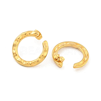 Ring 304 Stainless Steel Ear Studs EJEW-L290-004G-1