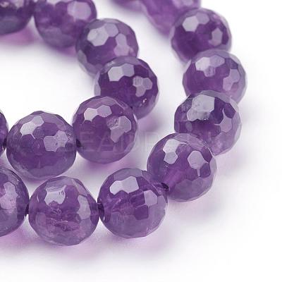 Natural Amethyst Beads Strands X-G-C073-8mm-3-1
