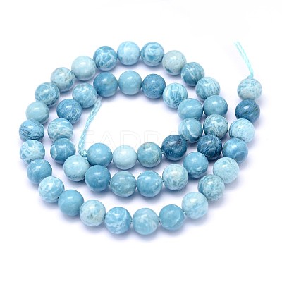 Natural Gemstone Beads Strands X-G-L367-01-6mm-1