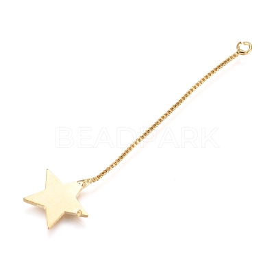 Brass Big Pendants KK-L198-005G-1