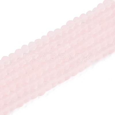 Transparent Glass Beads Strands EGLA-A044-T1mm-MD22-1