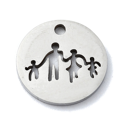 Non-Tarnish 304 Stainless Steel Charms STAS-C097-35P-1