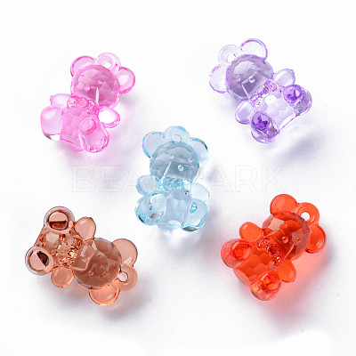 Transparent Acrylic Pendants TACR-S151-001-1