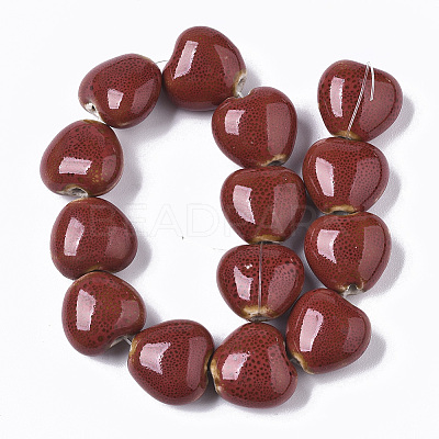 Handmade Porcelain Beads X-PORC-S498-15A-19-1