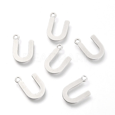 Non-Tarnish 201 Stainless Steel Charms X-STAS-C021-06P-U-1
