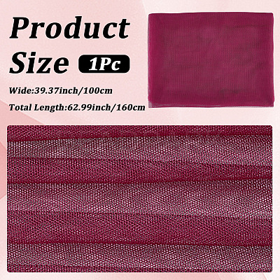 Polyester Mesh Fabric DIY-WH20009-40U-1