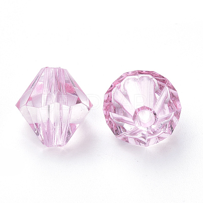 Transparent Acrylic Beads X-TACR-S146-4mm-02-1