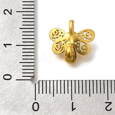 Brass Hoop Clasps KK-H506-05MG-1
