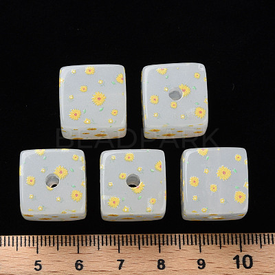 Printed Acrylic Beads MACR-S374-11C-01-1