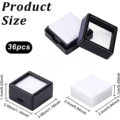 Acrylic Jewelry Box OBOX-WH0004-05A-1