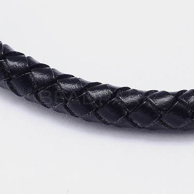 Braided Leather Cord Bracelets BJEW-I200-13-1