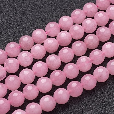 Natural Rose Quartz Beads Strands X-GSR10mmC034-1