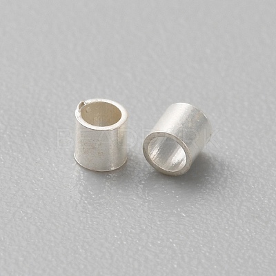 925 Sterling Silver Tube Beads FIND-WH0419-20-1