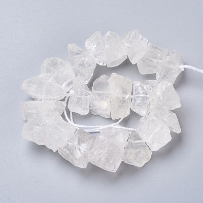 Natural Quartz Crystal Beads Strands G-I283-F06-1
