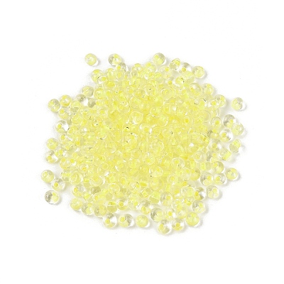 8/0 Inside Colours Transparent Glass Seed Beads SEED-T007-06C-1