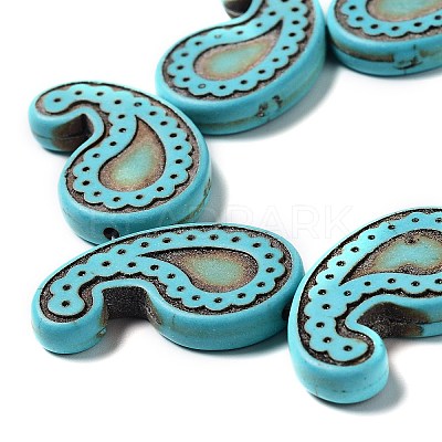 Synthetic Turquoise Dyed Beads Strands G-A218-01B-1
