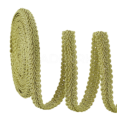 Polyester Lace Trim Ribbon OCOR-WH0082-398B-1
