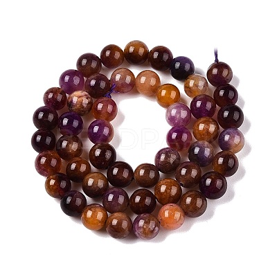 Dyed Natural White Jade Beads Strands G-T138-8mm-210-21-1