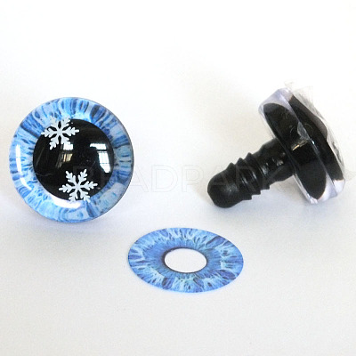 Plastic Safety Craft Snowflake Eye WG58152-38-1