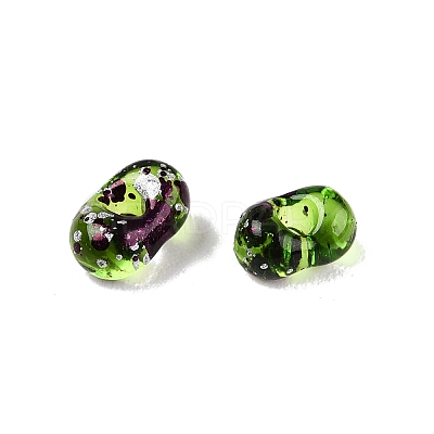 Picasso Spray Painted Glass Seed Beads SEED-T006-04-18-1