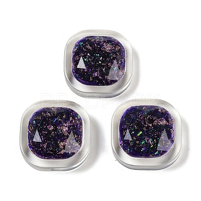 Transparent Epoxy Resin Glitter Powder Decoden Cabochons CRES-S367-17B-1