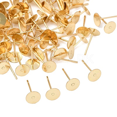 304 Stainless Steel Stud Earring Findings STAS-E025-4G-1