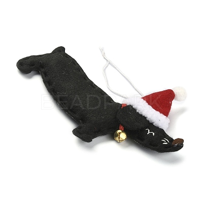 Dachshund Non-woven Fabric Pendant Decorations HJEW-R125-03-1