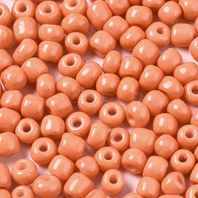 6/0 Glass Seed Beads SEED-S058-A-F422-1