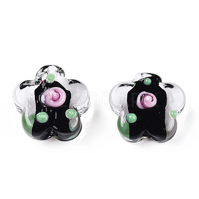 Handmade Bumpy Lampwork Beads LAMP-N024-04A-1