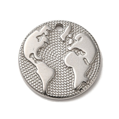 Non-Tarnish 304 Stainless Steel Pendants STAS-R223-16-1