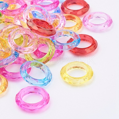Transparent Acrylic Beads PL671Y-1