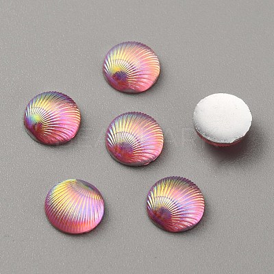 Opaque Resin Cabochons LS-CRES-WH0010-044C-1