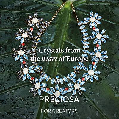 Preciosa® MAXIMA Crystal Round Stones Y-PRC-RBSS24-90300-1