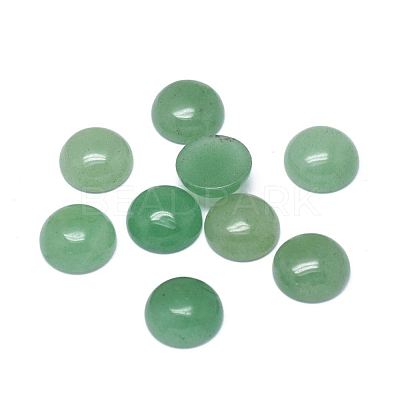 Natural Green Aventurine Cabochons G-G788-C-04-1