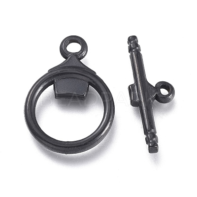304 Stainless Steel Toggle Clasps Ion Plating(IP) STAS-M278-02B-1
