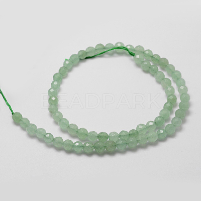 Natural Green Aventurine Beads Strands X-G-D840-29-6mm-1