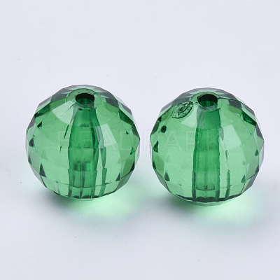 Transparent Acrylic Beads TACR-Q254-10mm-V17-1