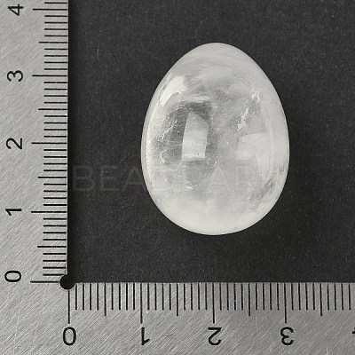 Natural Quartz Crystal Egg Shape Display Decorations G-Z094-01H-1
