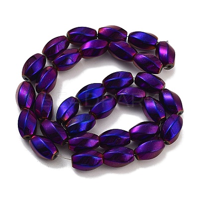 Synthetic Magnetic Hematite Beads Strands G-P545-G01-01-1