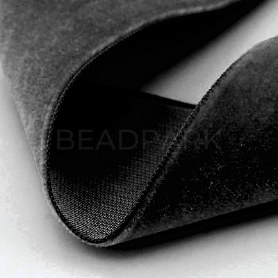 Polyester Velvet Ribbon for Gift Packing and Festival Decoration SRIB-M001-50mm-030-1