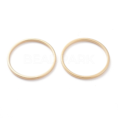 Brass Linking Rings X-KK-Y003-03G-G-1